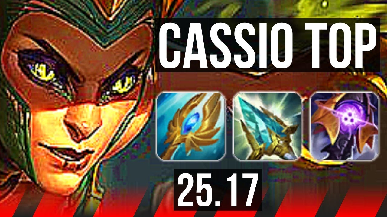 CASSIOPEIA vs SION (TOP) | 1300+ games, 39k DMG | KR Master | 25.17