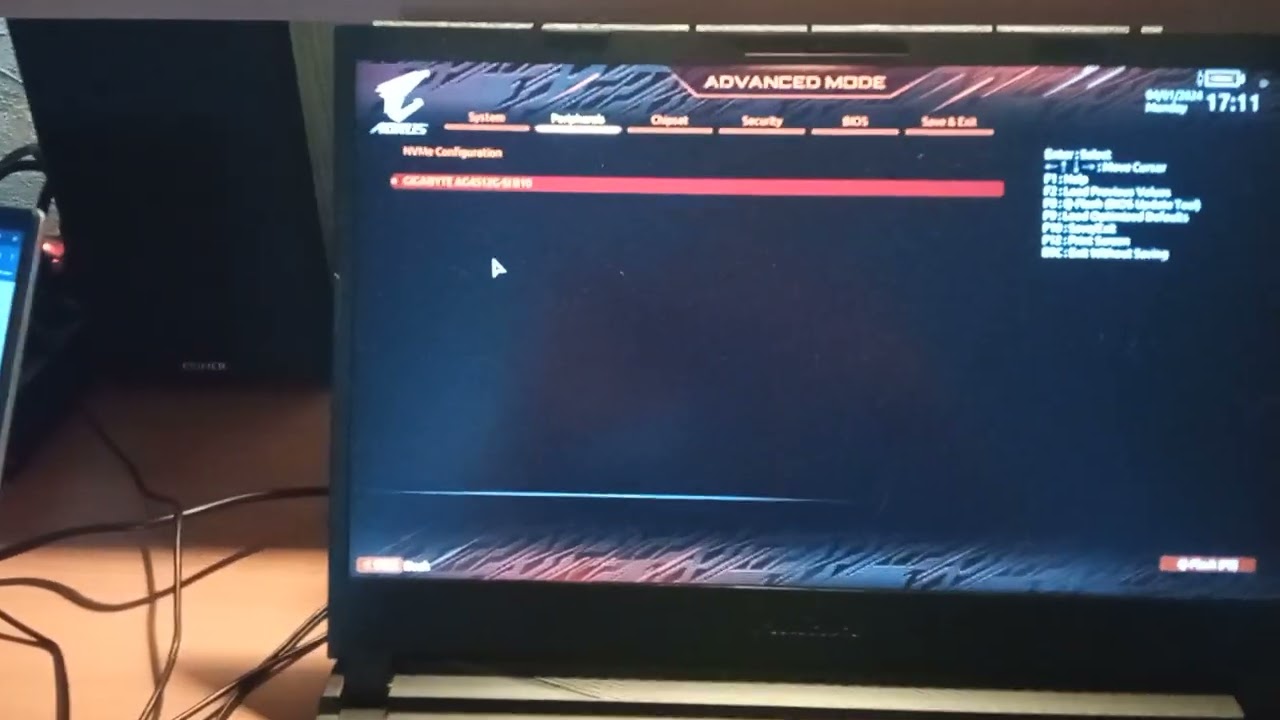 aorus 15 9kf расширенный Биос/ advanced mode bios