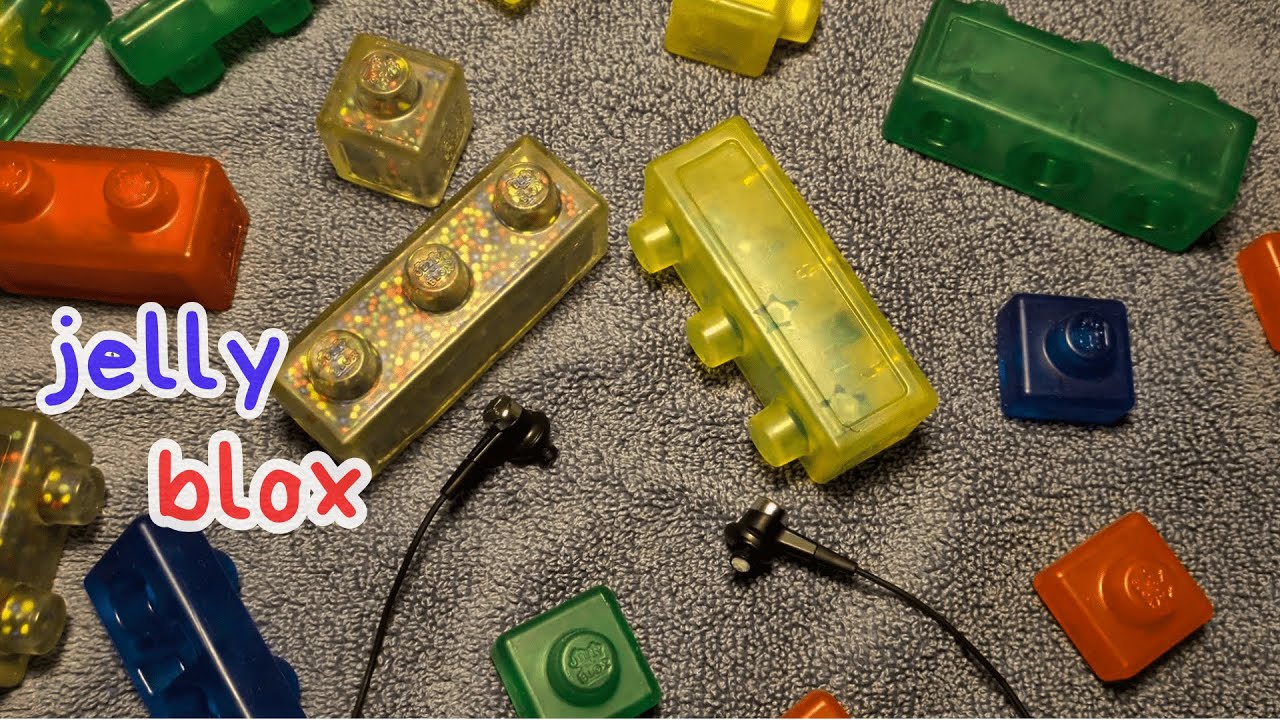 overdue jelly blox asmr with roland mics