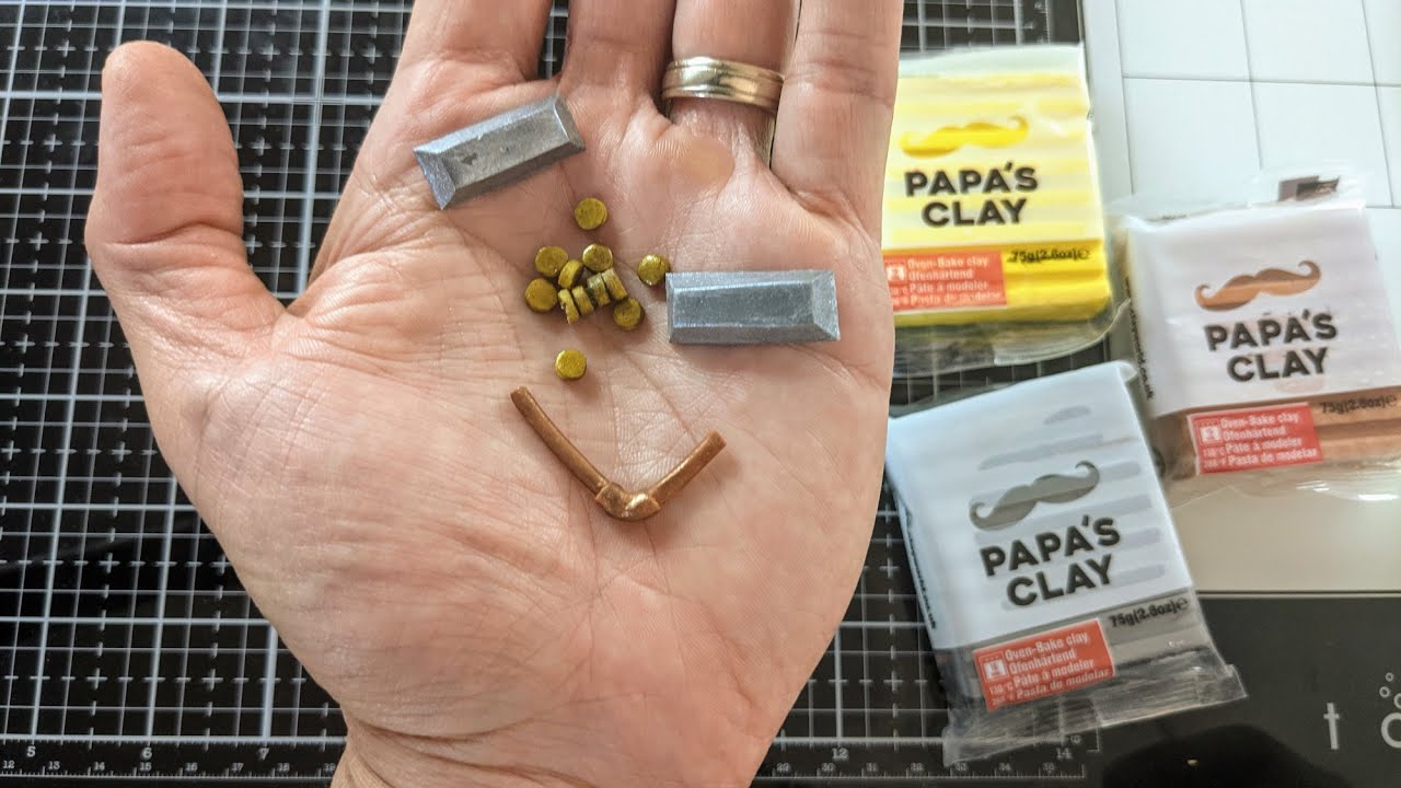 Make Polymer Clay Look Like Metal
