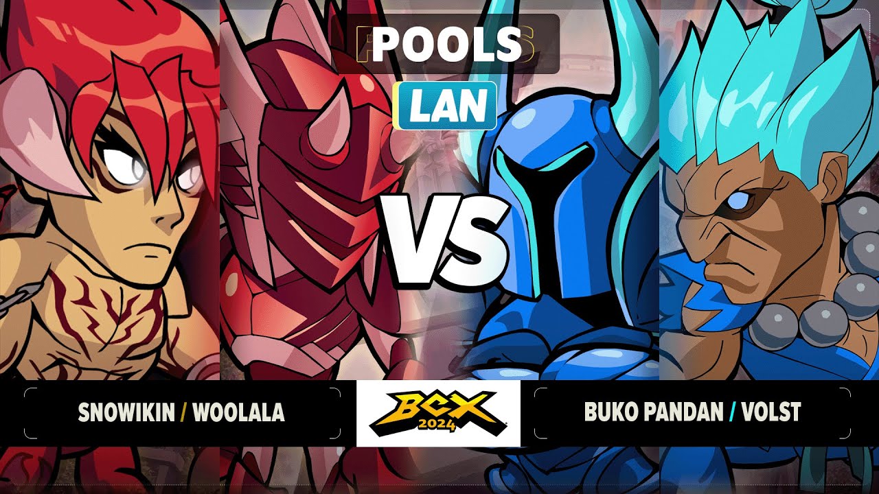 Buko Pandan & Volst vs Woolala & Snowikin - Pools - Brawlhalla World Championship 2024 - LAN 2v2