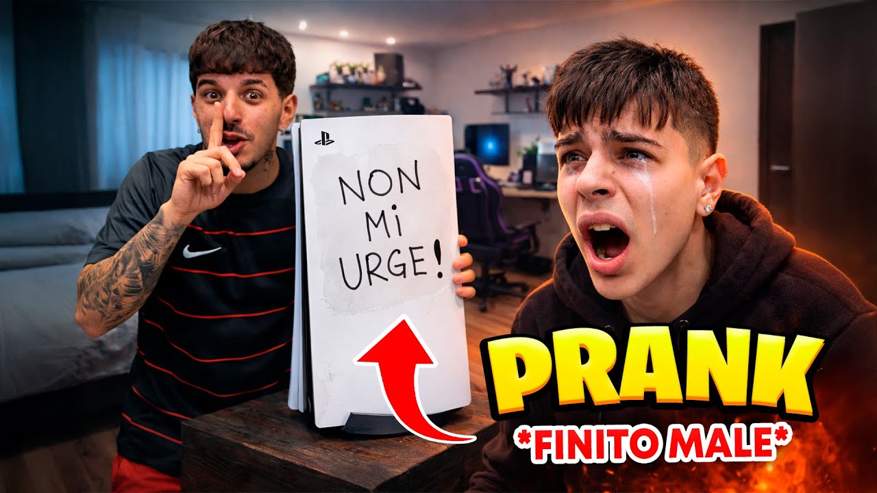 🤯HO SCRITTO SULLA PLAYSTATION DI MIO FRATELLO. È FINITA MALISSIMO😰🤬