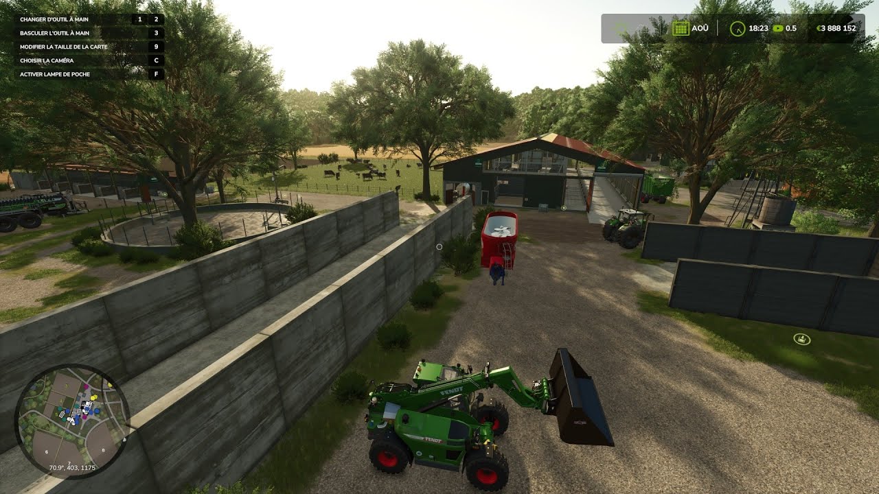 Création de ferme sur Riverbend Springs FS25 [Building small farm fs25]