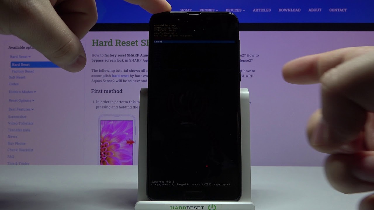 How to Remove Screen Lock on Sharp Aquos Sense2 &ndash; Hard Reset via Recovery Mode
