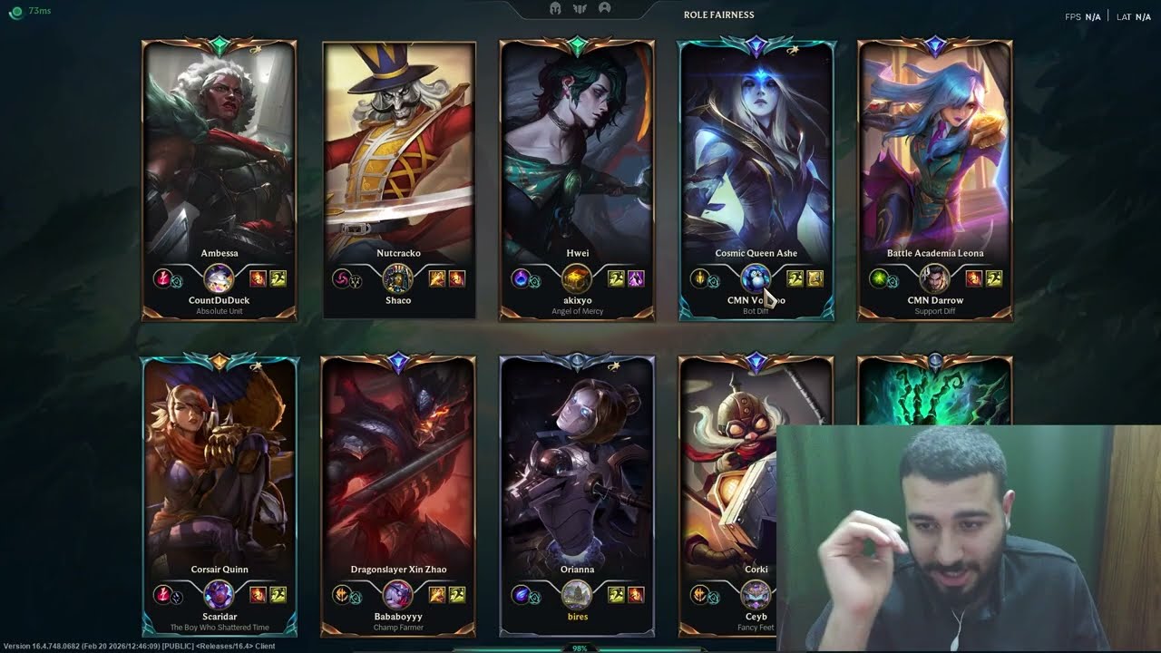 League of Legends نحاول نصعد رانك بس شاكو يمنعنا