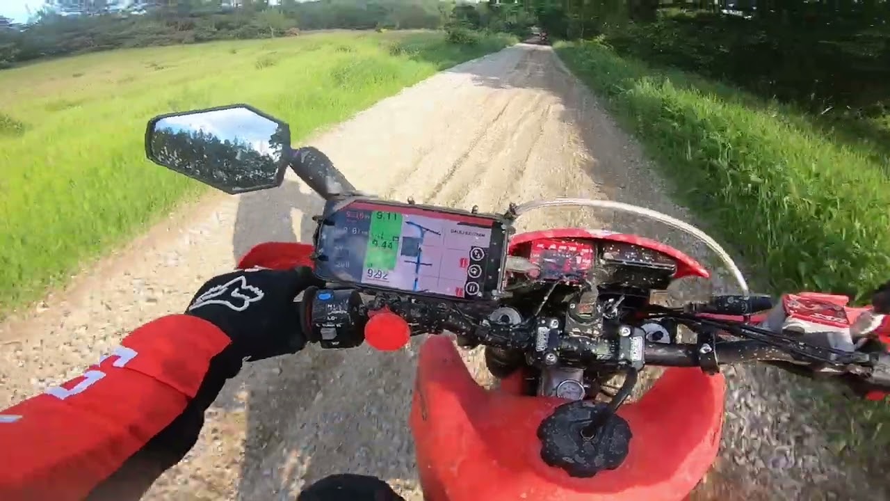 Enduro rally 24 2022, Honda XR600/650 onboard (piątek)