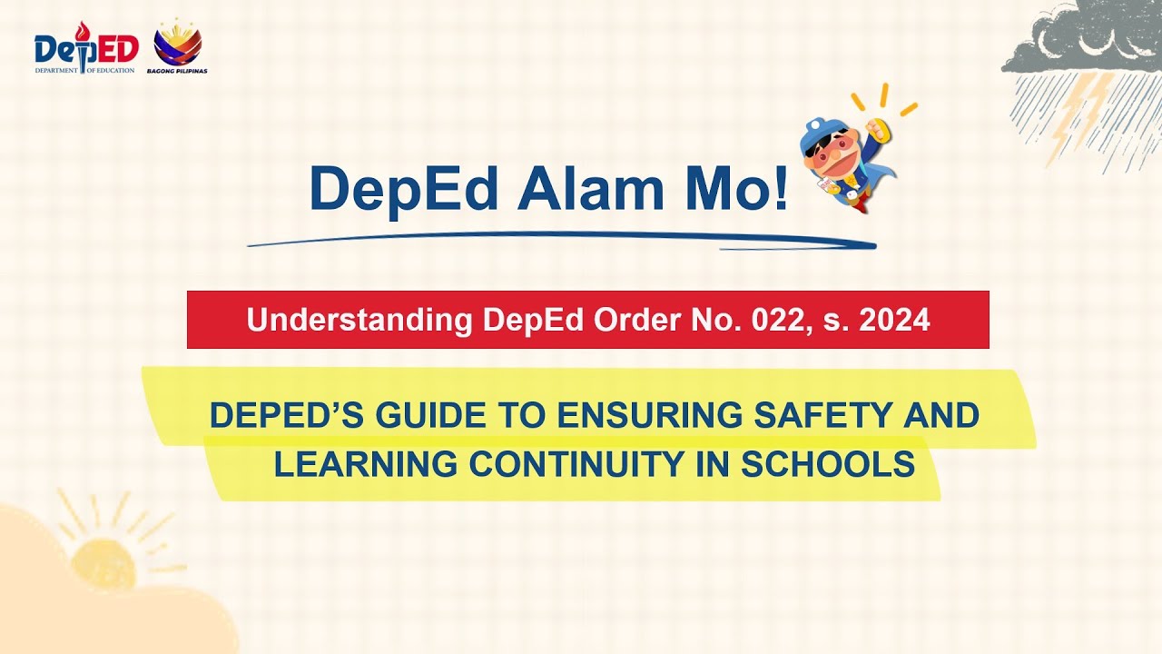 DepEd Order no. 22, s. 2024