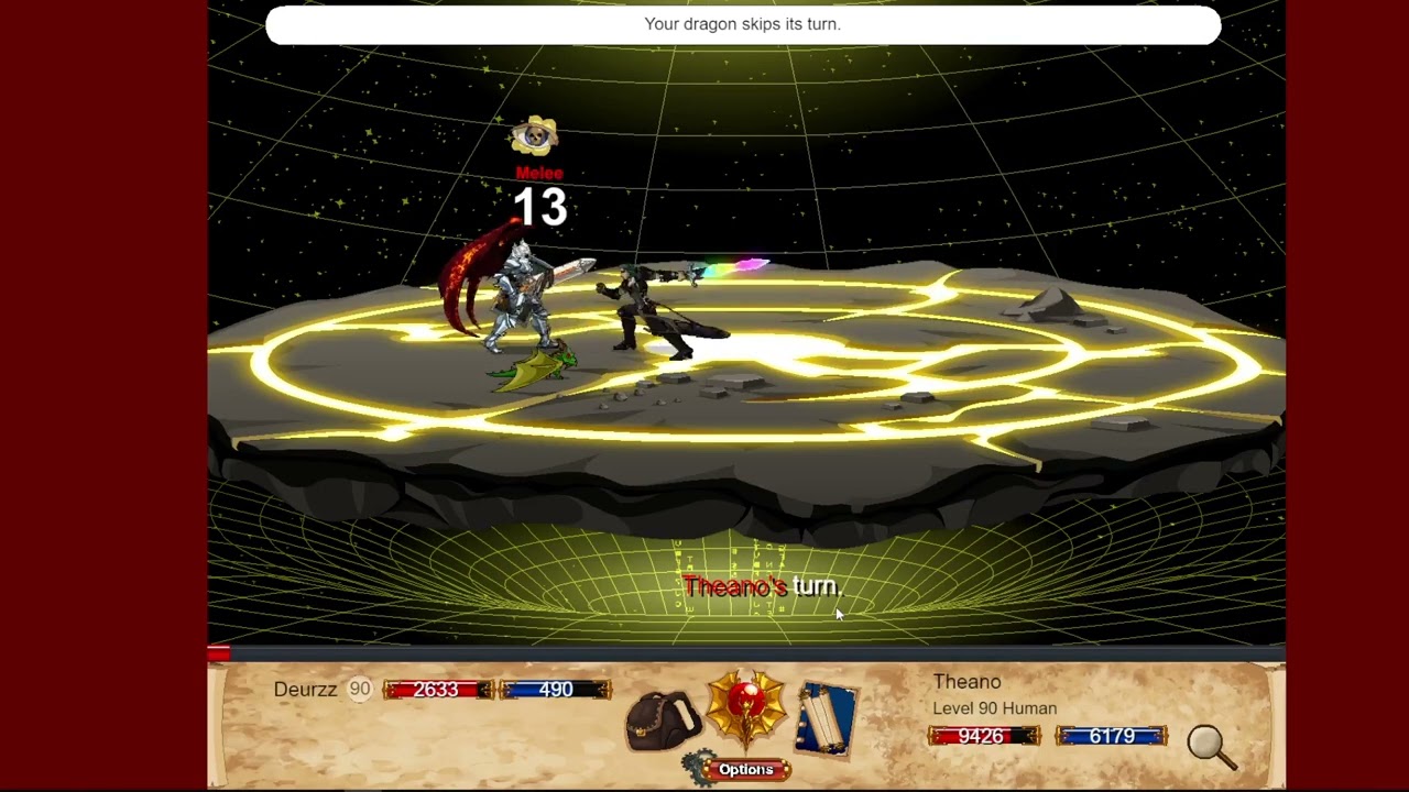 DragonFable | Wrath DragonLord Inn 20a | Theano (Weakcore/200 pt dragon)