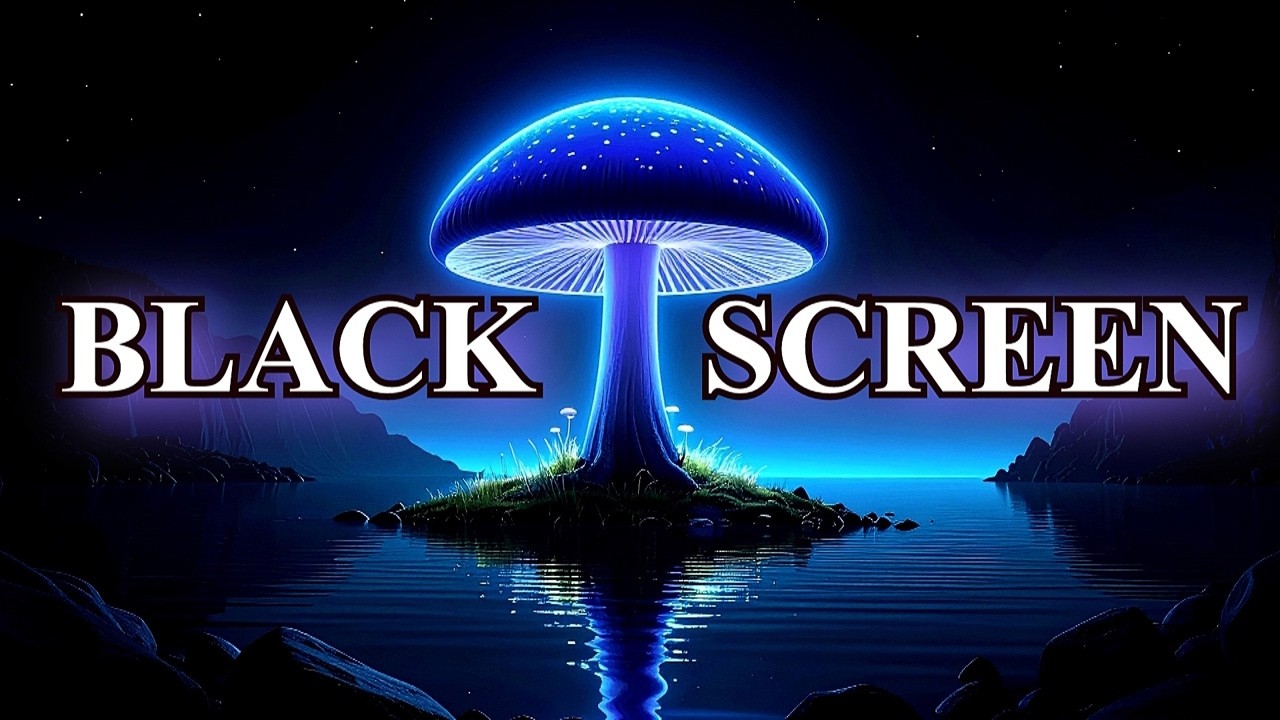 Quiet Night - 12 Hours of Relaxing Sleep Music with a Black Screen, Clear Overactive Thoughts