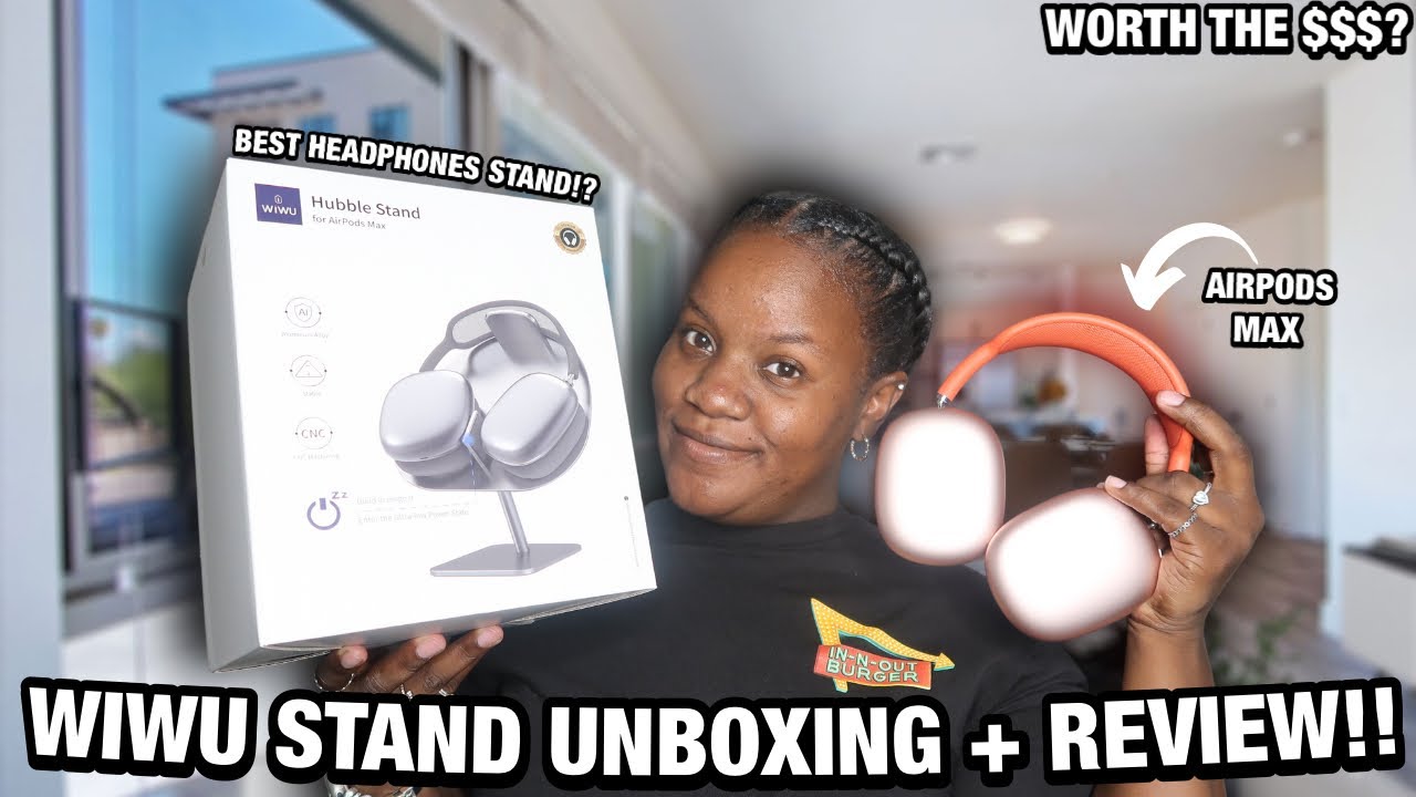 AirPods Max 🎧 [ WIWU ] Headphones Stand Unboxing + Review!! 📦 | WORTH THE $$$!?✨