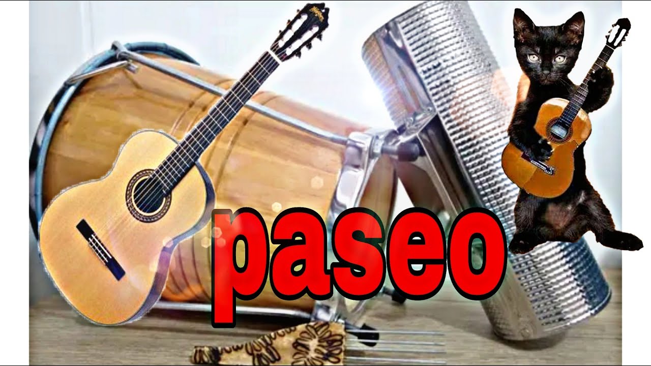 Base rítmica de paseo vallenato para puntear, con acompañamiento en guitarra.(tonalidad   RE mayor).