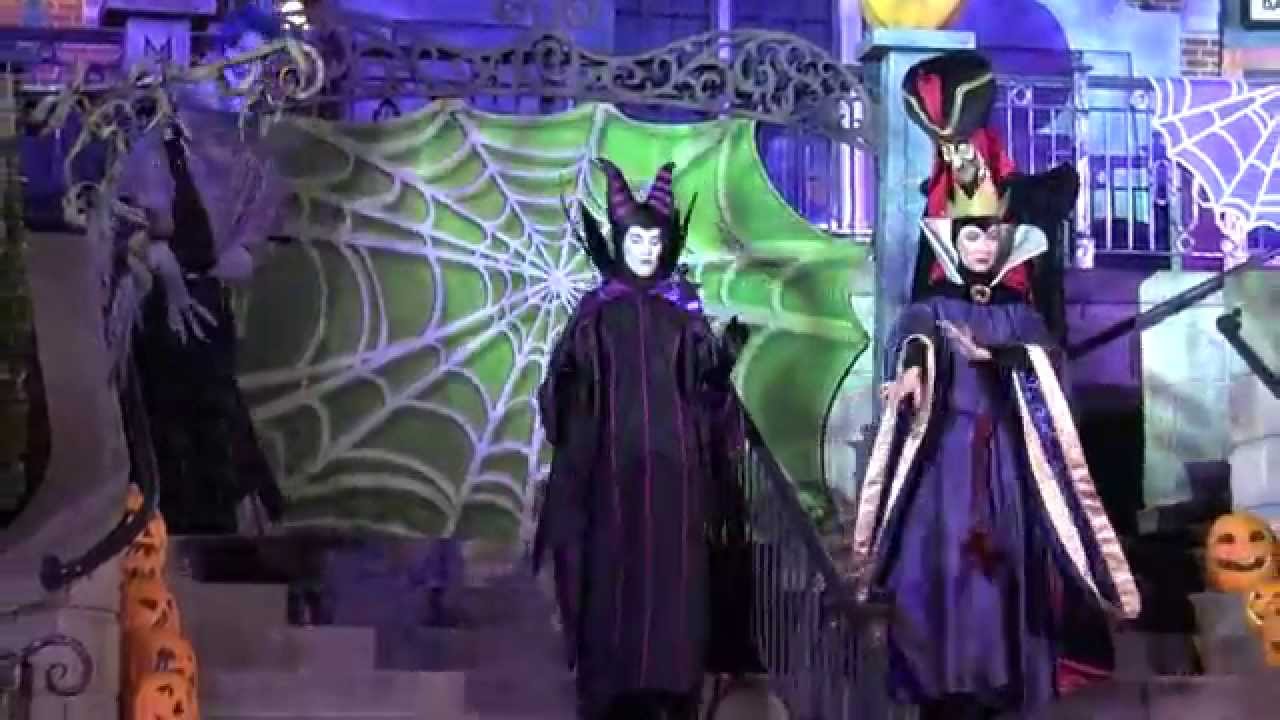4K Mickey's Halloween Party Villains Farewell 2015 DISNEYLAND
