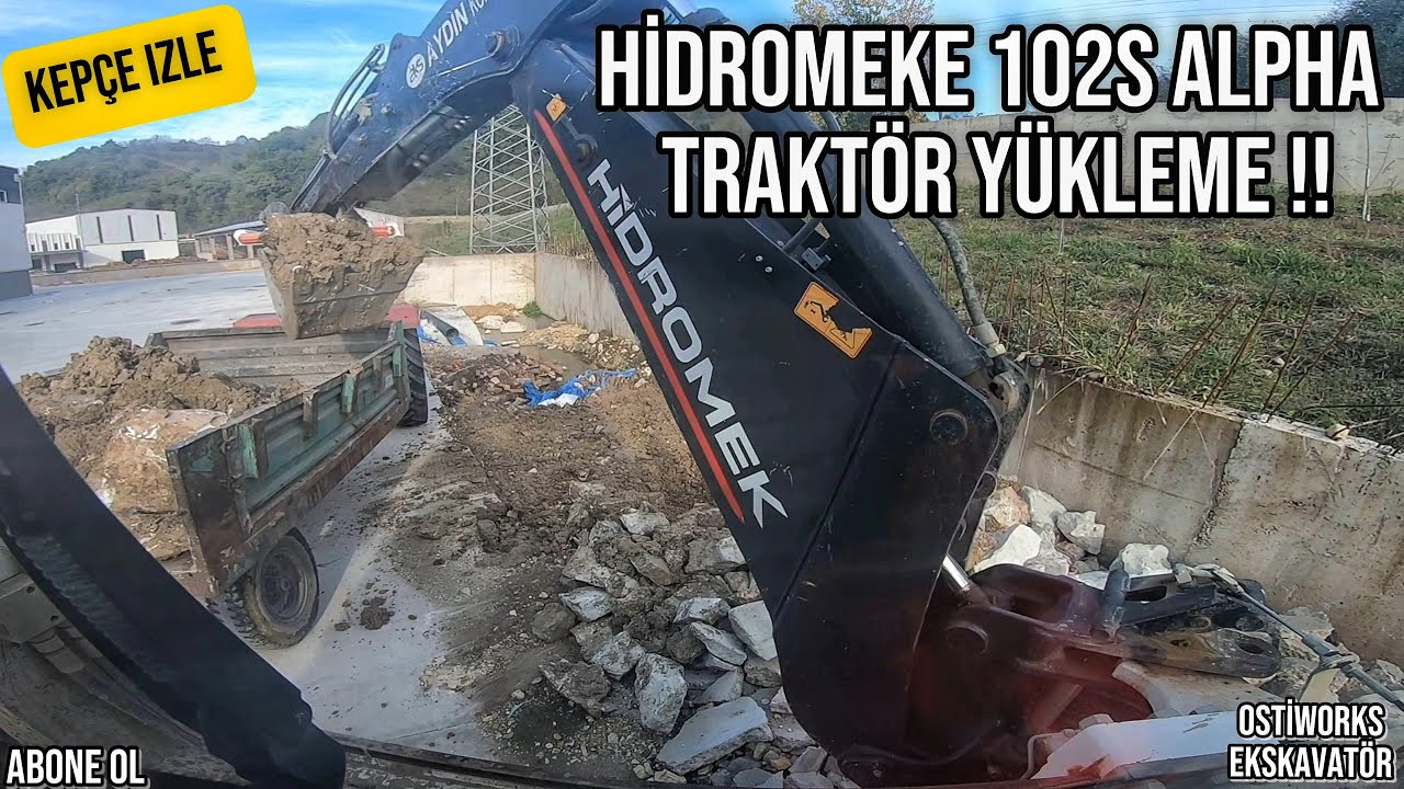 HİDROMEK 102s Alpha Bekeloader(kepçe) Traktör Yükleme | OstiWorks