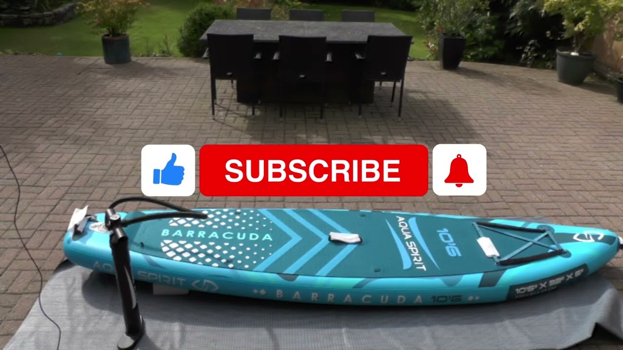 Unboxing & Setup Aqua Spirit Barracuda iSUP 2025