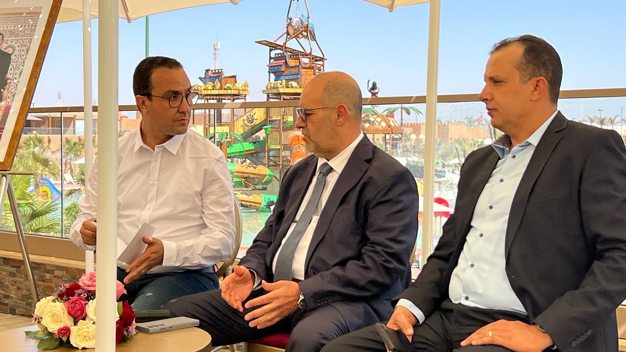 الندوة الصحفية لمدير الشركة المكلفة بمشروع 