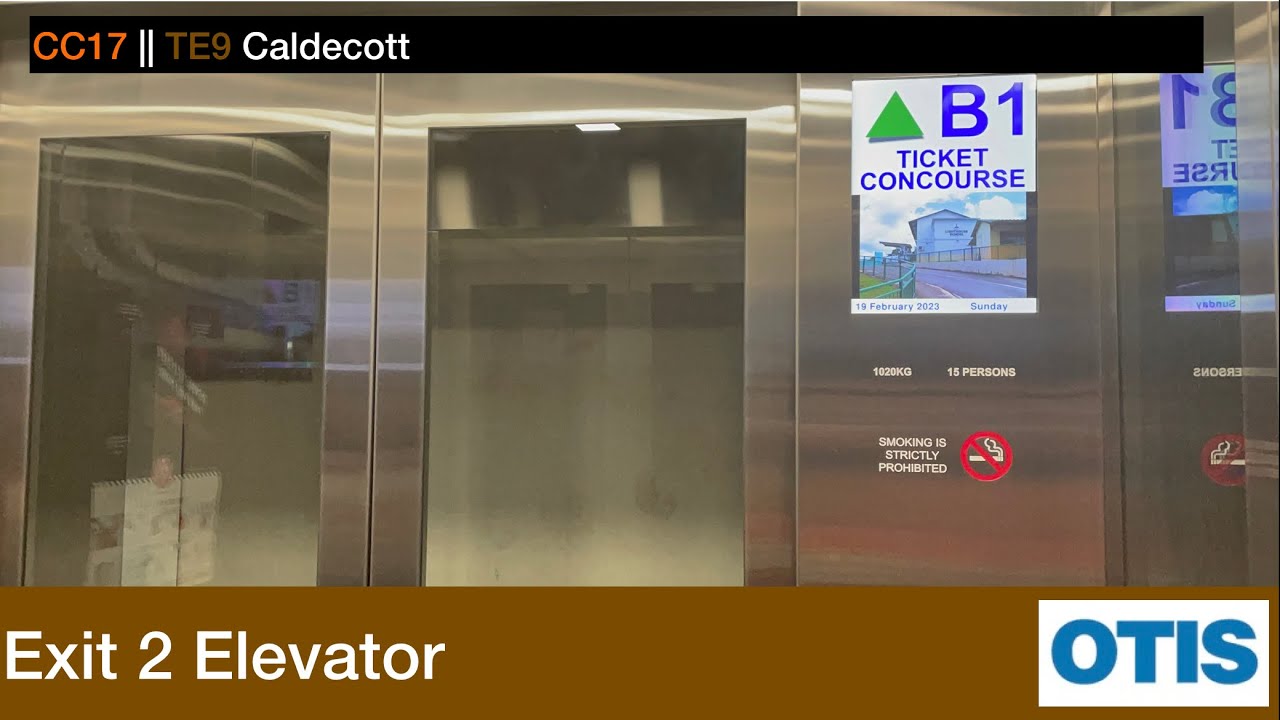 Caldecott MRT Station || Otis Elevator (Exit 2)