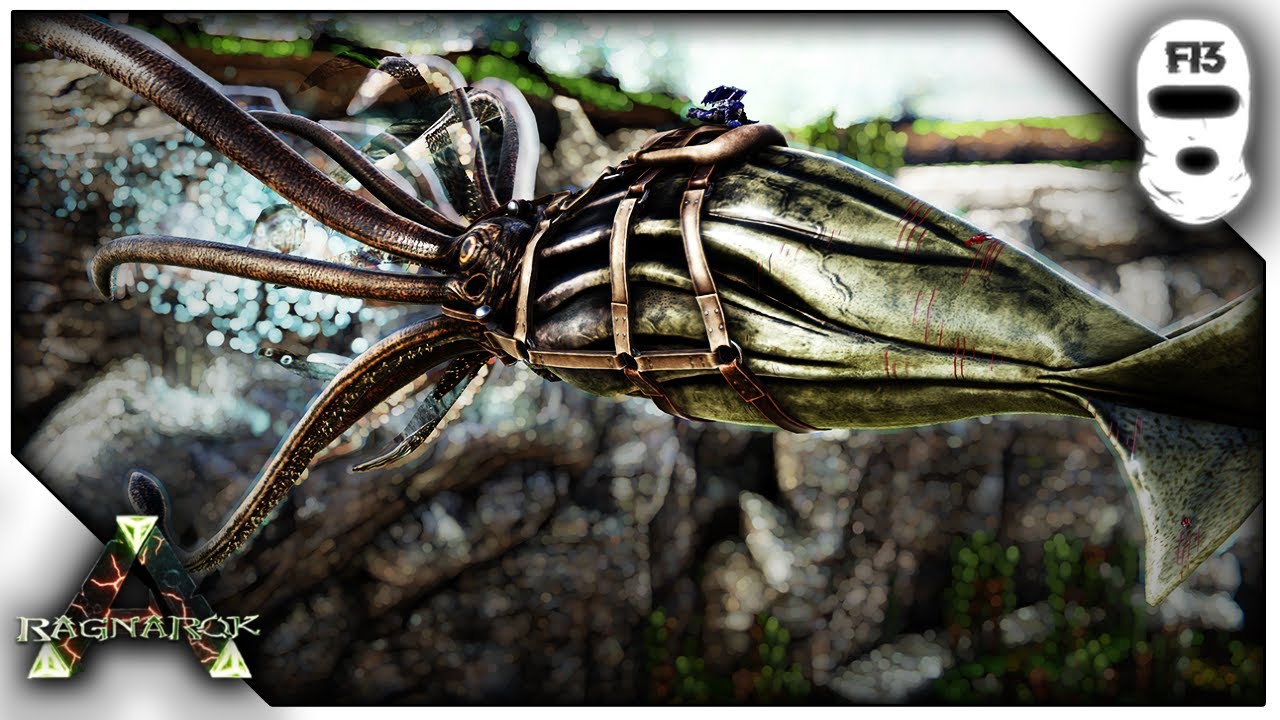 TAMING A BIG SQUIDDY BOY! TUSOTEUTHIS TAMING! Ark: Survival Evolved [Master Zoologist E122]