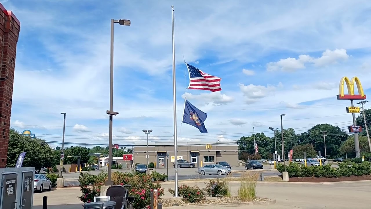 Flags At Half Mast At SHEETZ In Harmarville, PA In High Resolution Wallpapers 7-7-2022