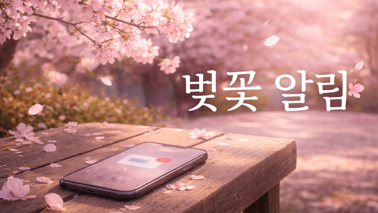벚꽃 알림 (읽지 않은 메시지 같아) 🌸봄감성 노래