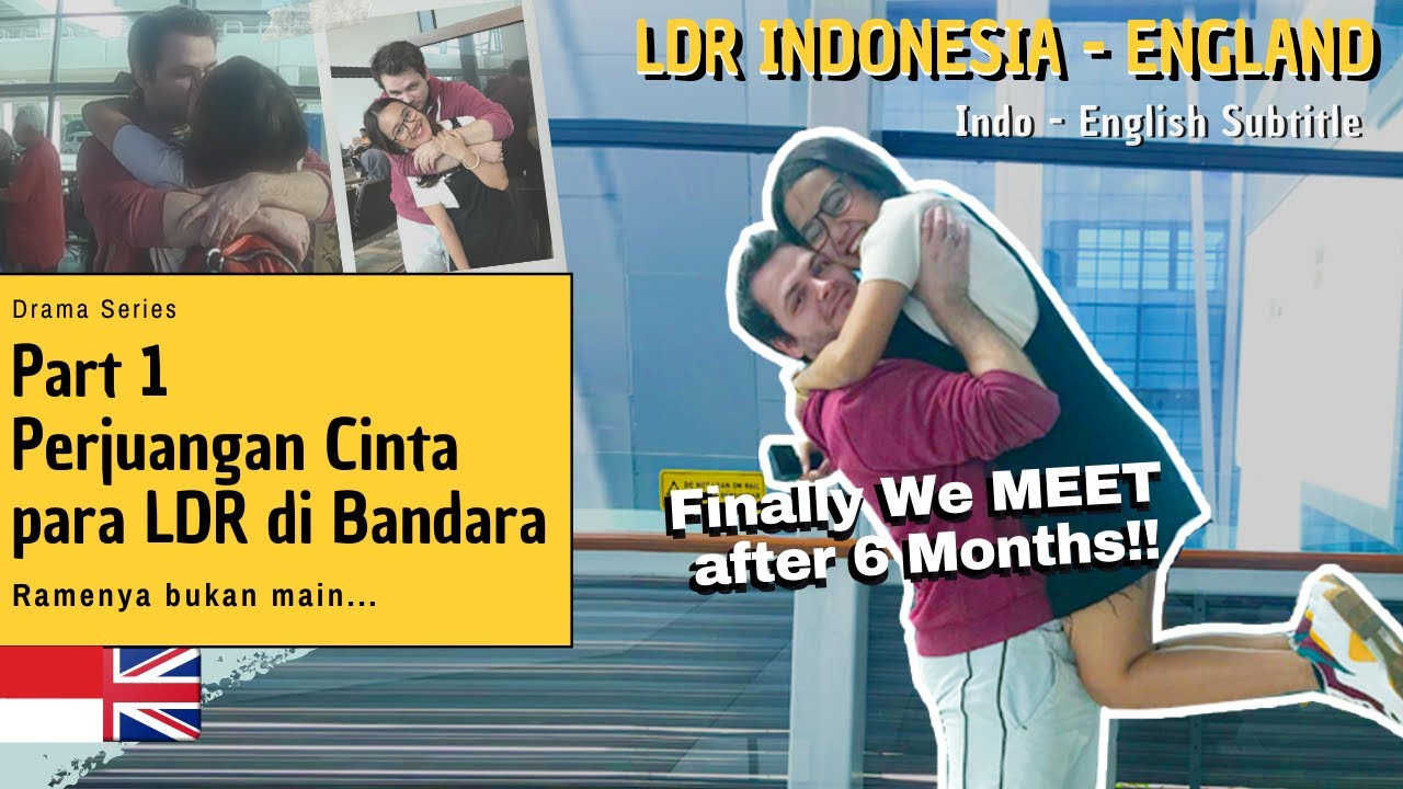 LDR Meeting Indonesia -UK | Finally We Meet! | Perjuangan Cinta di Bandara penuh dengan Suka Cita