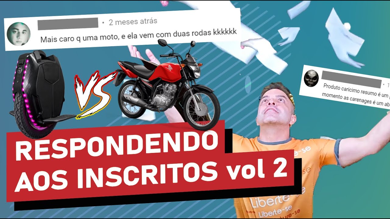 Respondendo aos comentários dos inscritos sobre Monociclo Elétrico parte 2