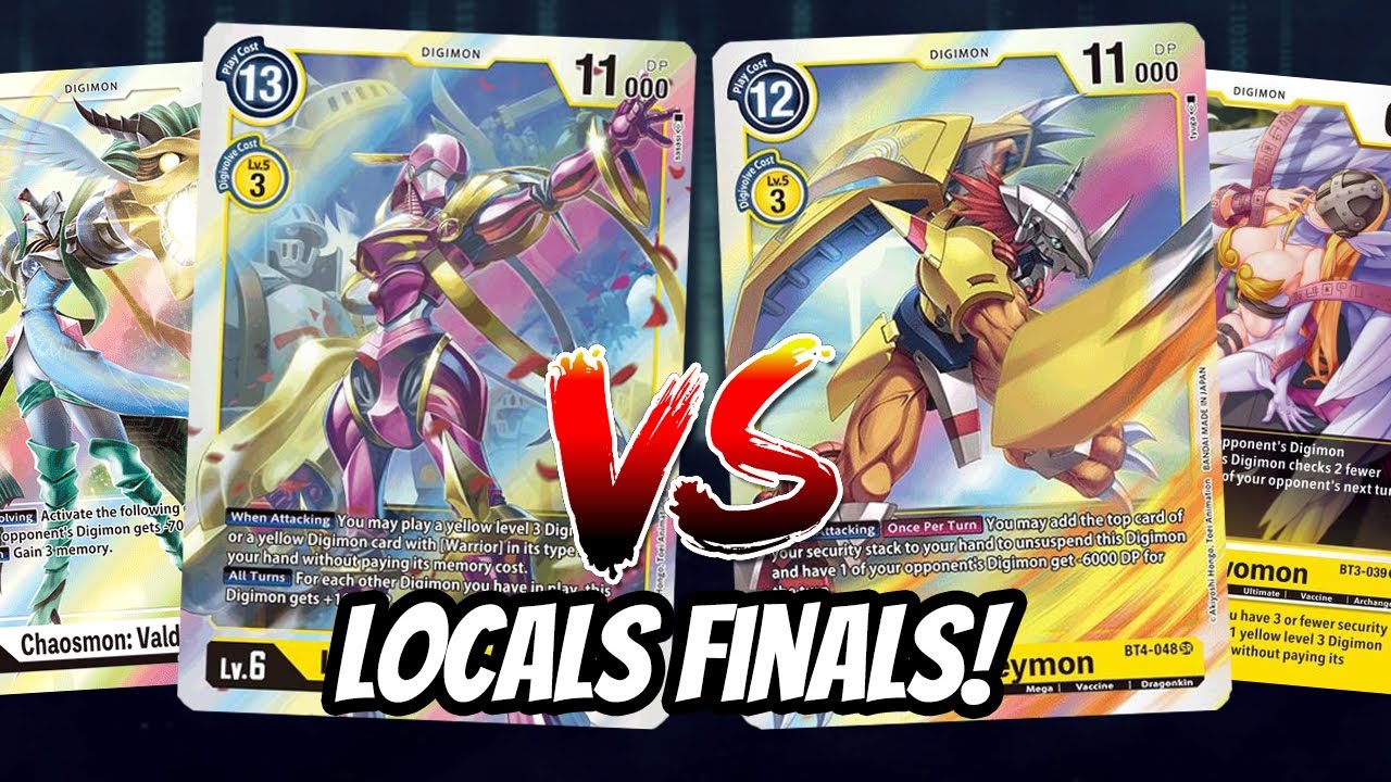 LordKnightmon против WarGreymon Rush Locals Finals (Digimon TCG English BT5)