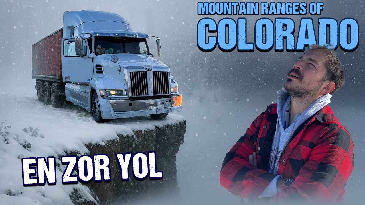 Amerika’nın En Tehlikeli Dağ Yolu - Colorado Rocky Mountain Range || Uçurumun Kenarında Tır Kaydı