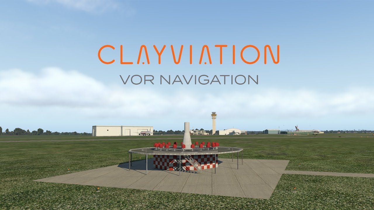 Cessna 172 VOR Navigation - X-Plane