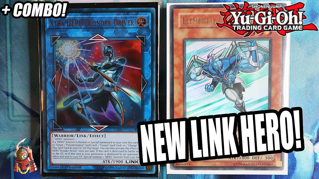 Yu-Gi-Oh! BEST! NEW LINK MASKED HERO DECK PROFILE! FT. XTRA HERO WONDER DRIVER + COMBO! OCTOBER 2018
