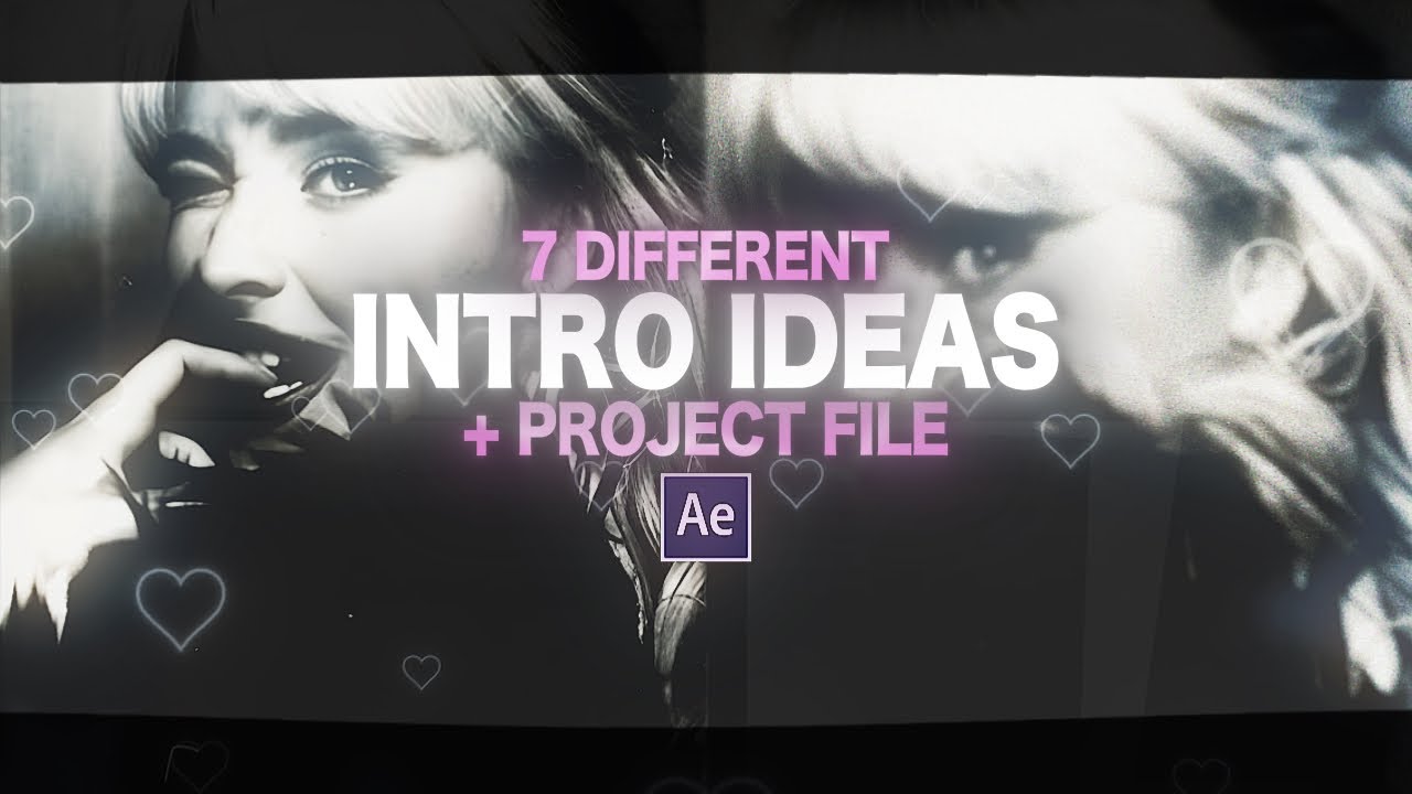 7 different intro transition ideas | after effects