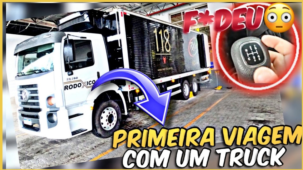 Primeiro dia de Trabalho com um CAMINHÃO TRUCK | Esse 24.280 que vou trabalhar 🤔