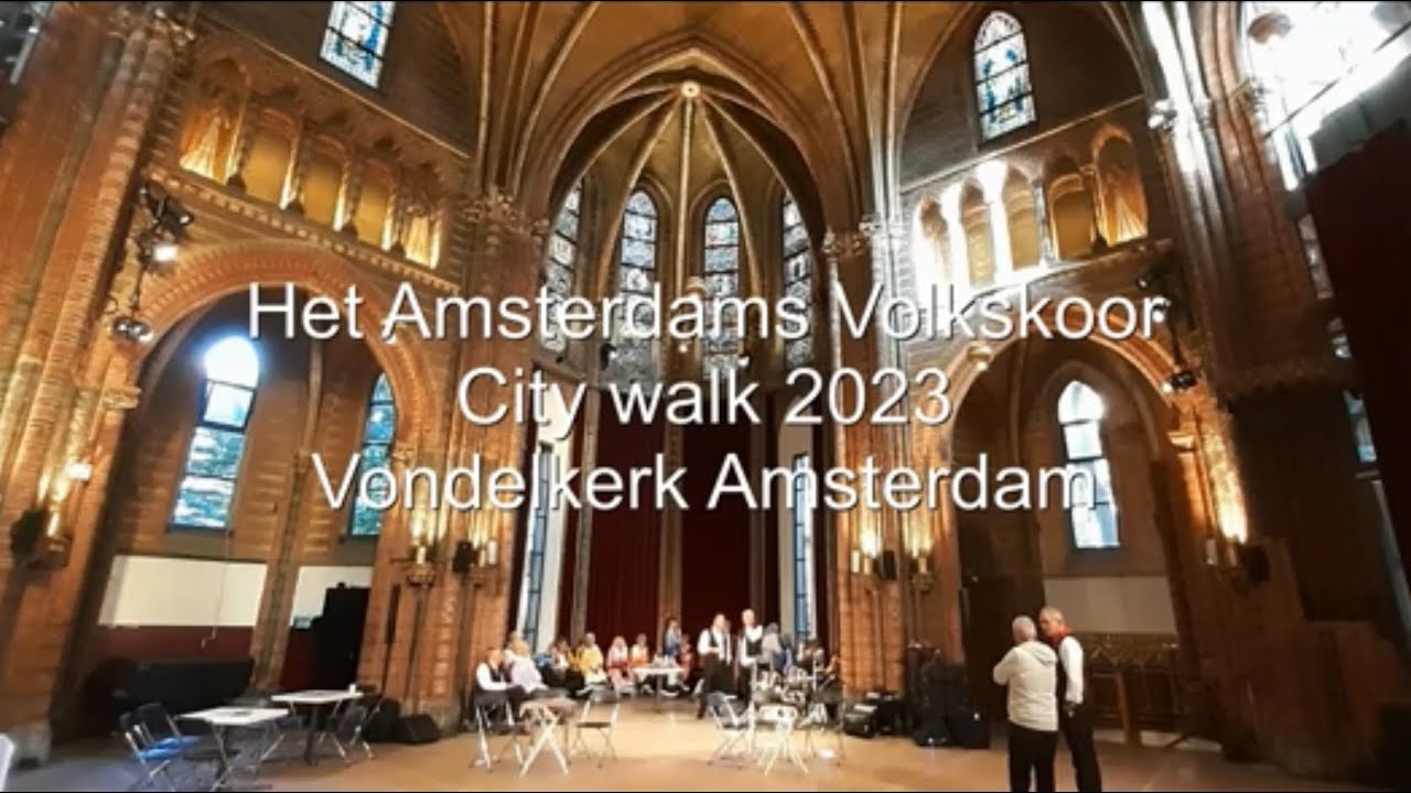 City walk Vondelkerk Amsterdam 14 okt. 2023