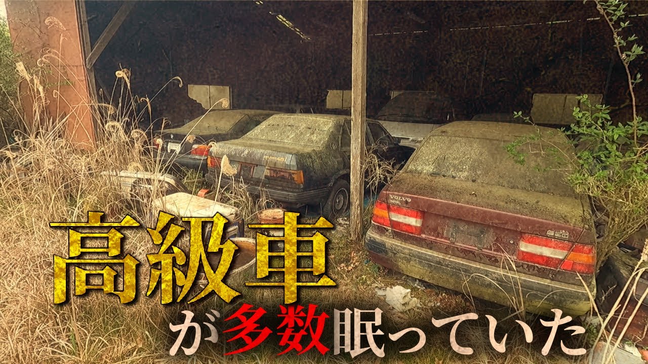 高級車がズラリと眠る場所を探索しました