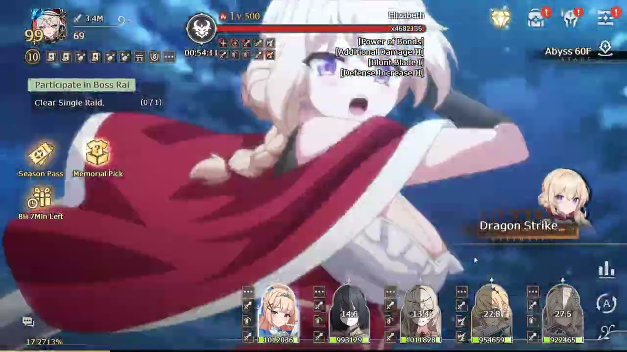 Lost Sword Abyss 60 F Elizabeth