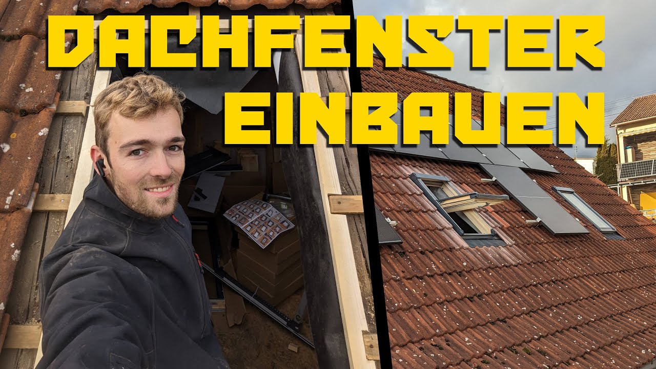 Dachfenster selber einbauen - 300 Jahre altes Fachwerkhaus sanieren