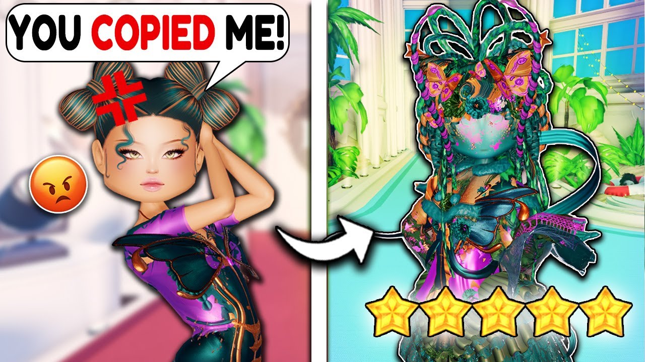 I COPIED HER OUTFITS But Made It BETTER in Dress to Impress! (She Started a FIGHT..!)