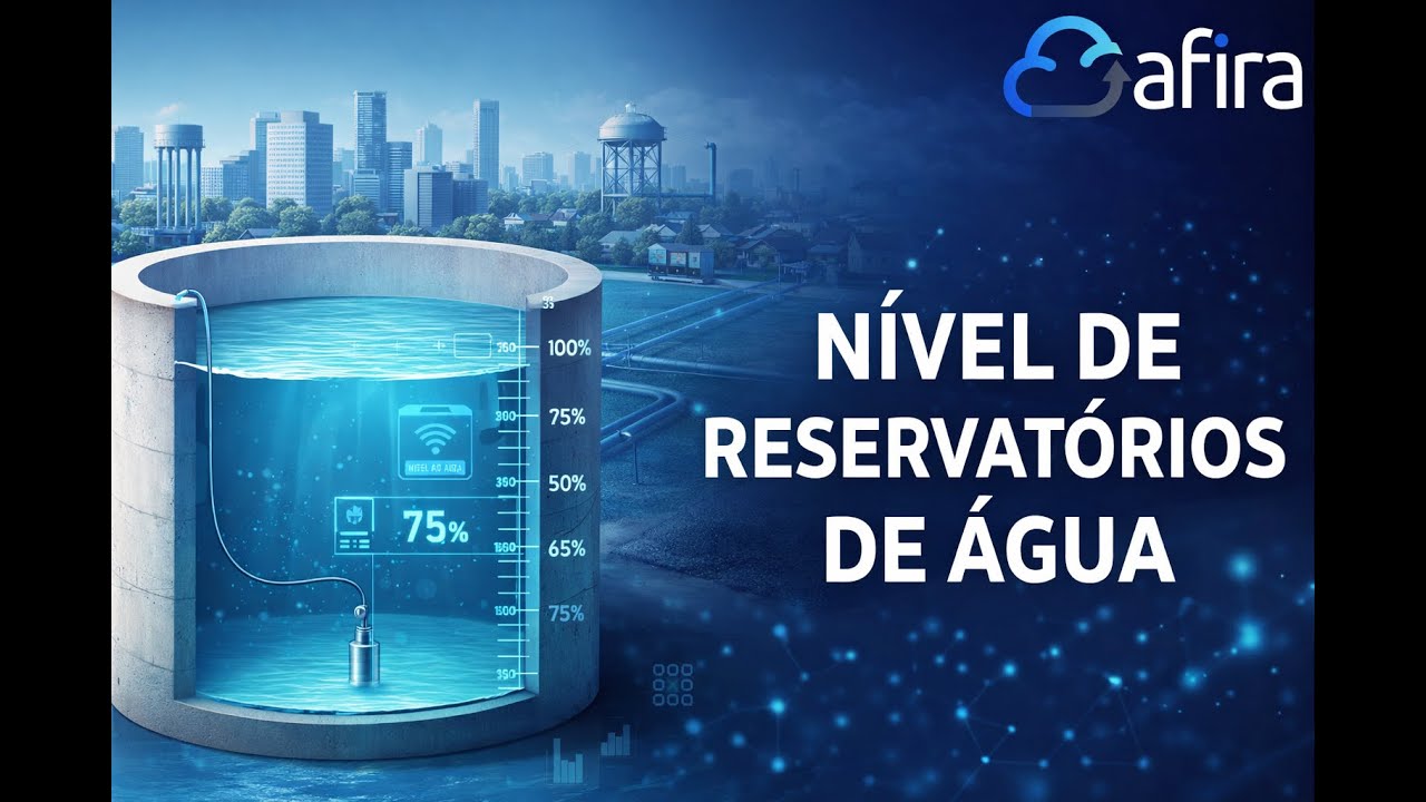 Nível de Reservatório Profissional - Industrias, Saneamento e Agronegócio - Evite Falta d´água