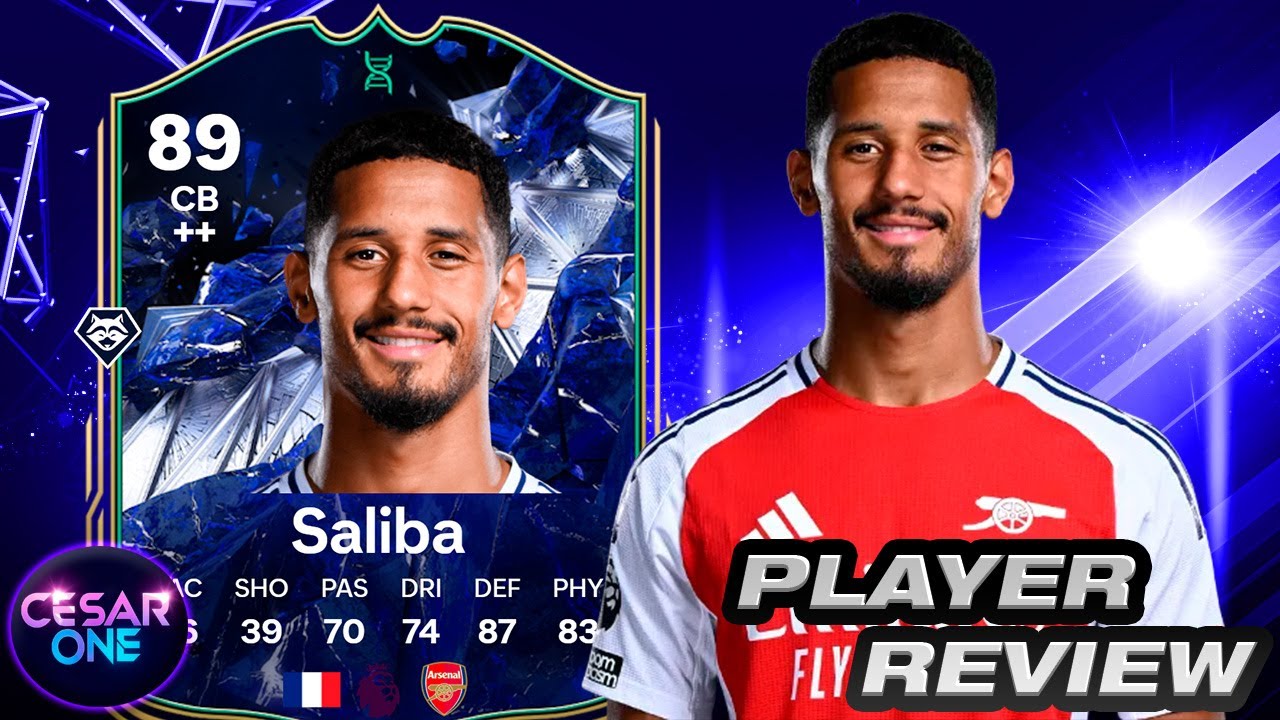 ¡REGRESÓ EL GOAT🐐! 😍 89 William SALIBA TOTY EVO REVIEW | Ea Sports FC 25