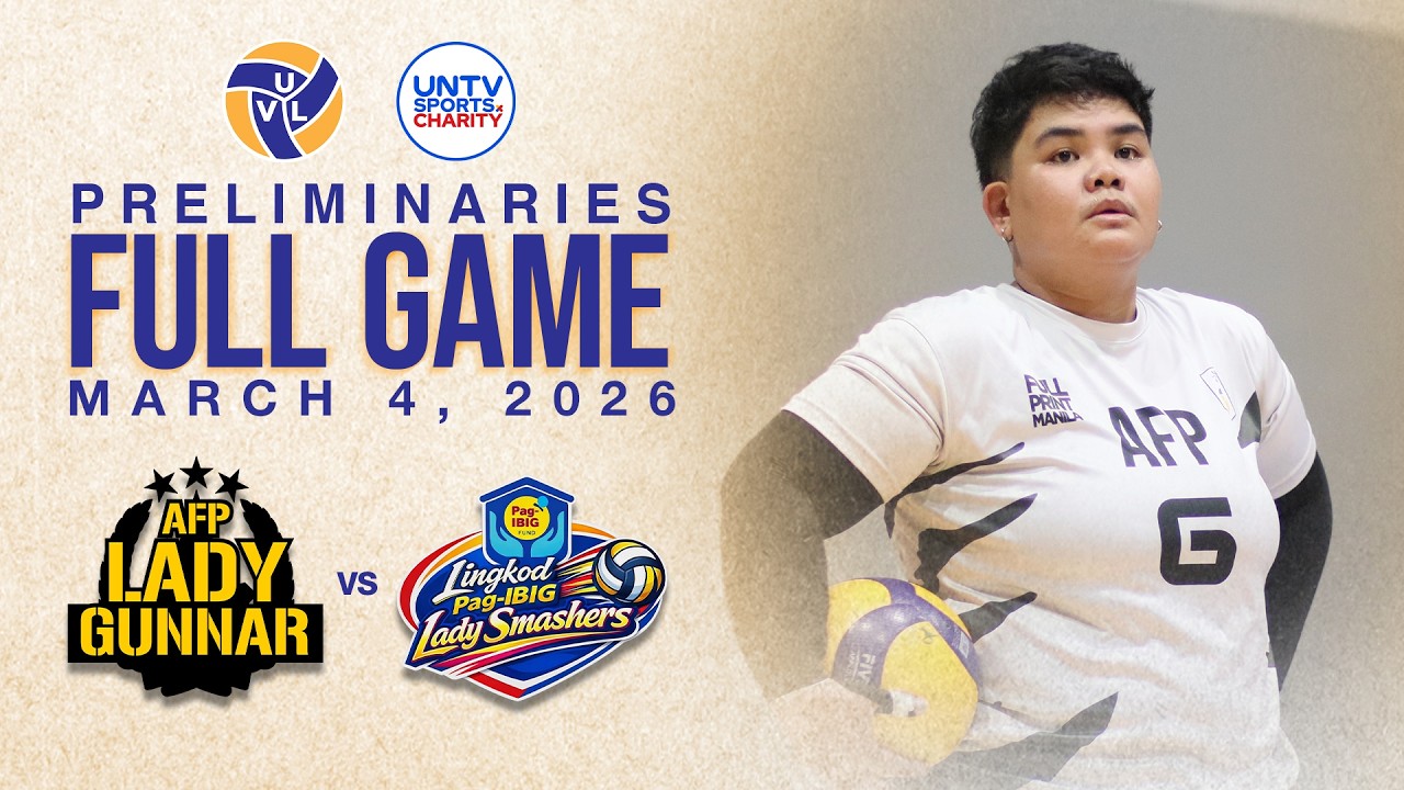 FULL GAME: AFP vs PAG-IBIG FUND Preliminaries - March 4, 2026