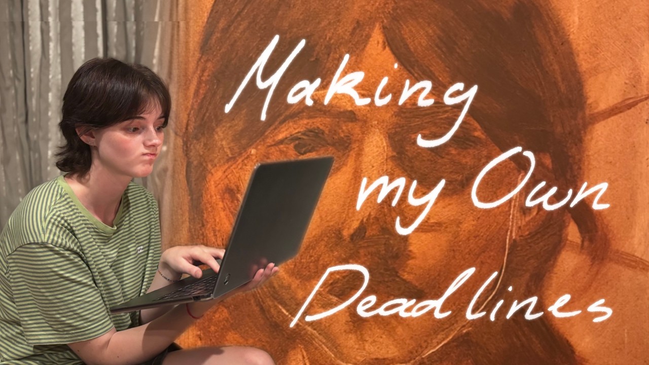 Another Art Vlog! Painting and Freelance Design work...