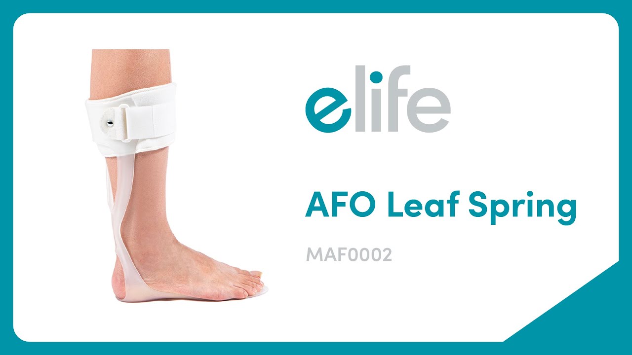 How To Wear elife® AFO Leaf Spring (MAF0002)