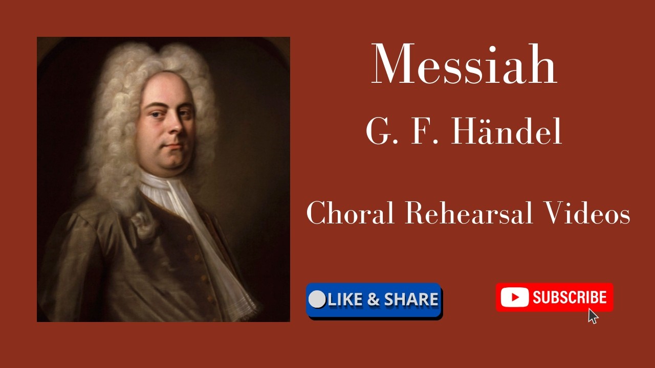 Händel Messiah #7 And He Shall Purify 4 staves bass