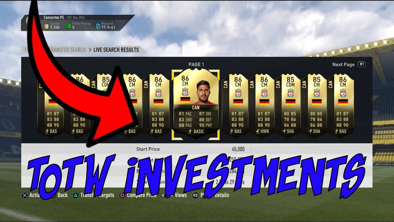 MAKE 30K PER CARD !!! - BEST TOTW INVESTMENTS ! - FIFA 17 Ultimate Team Trading Method
