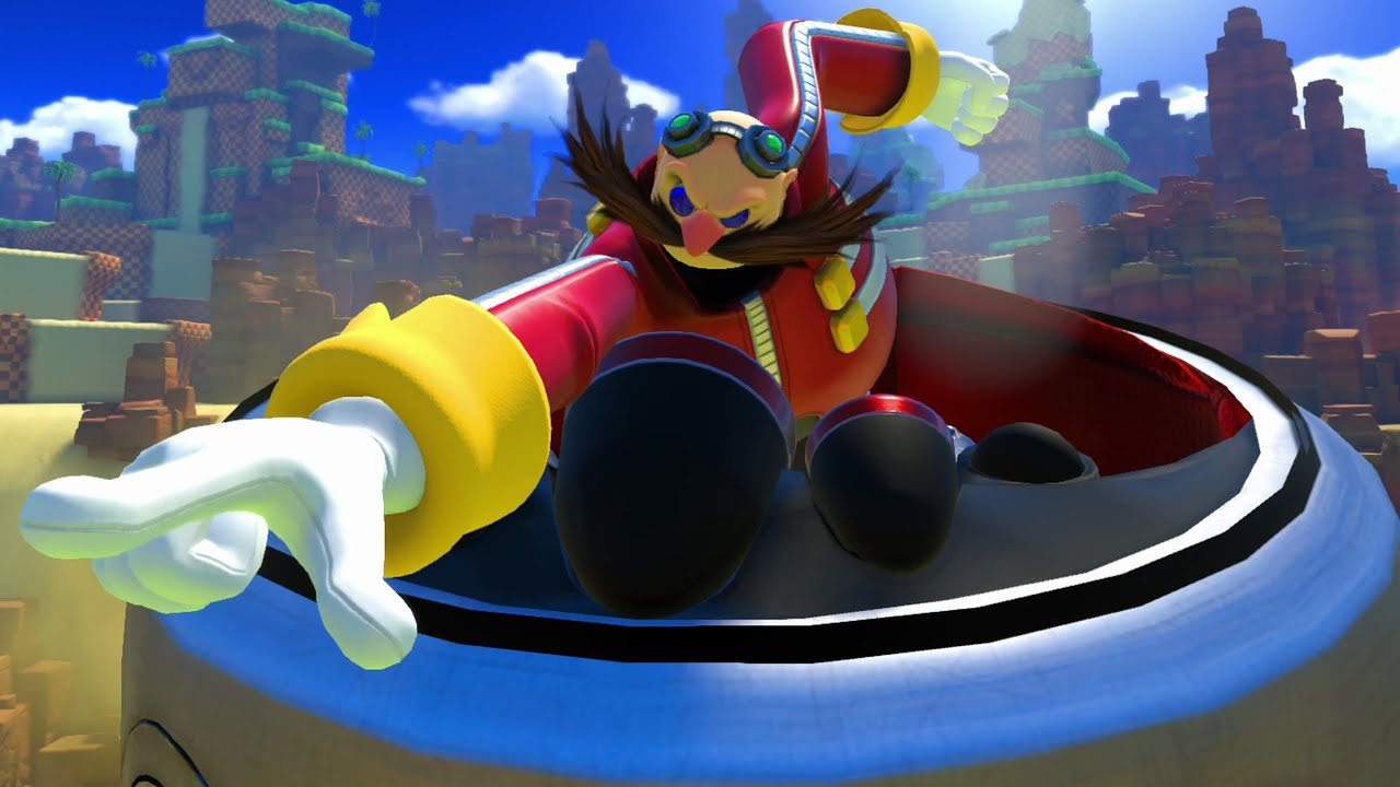 Sonic Forces - Eggman's Egg Dragoon Boss Fight 4K
