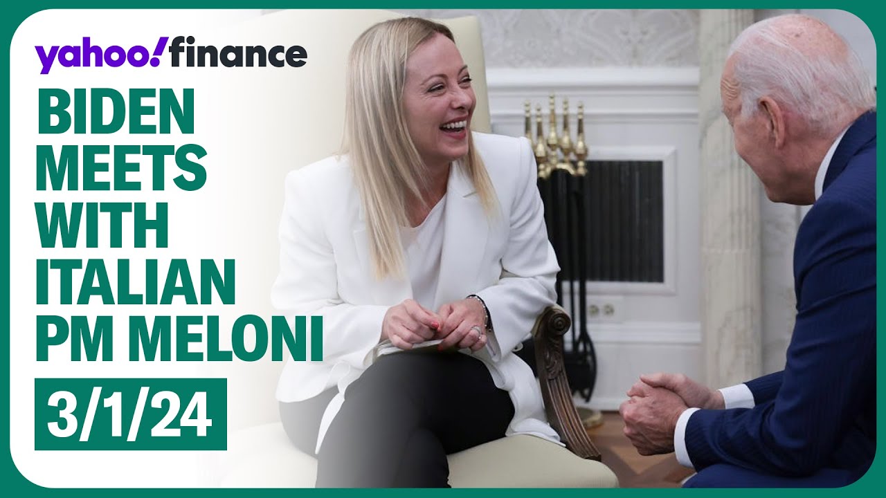 President Biden meets with Prime Minister Meloni of Italy