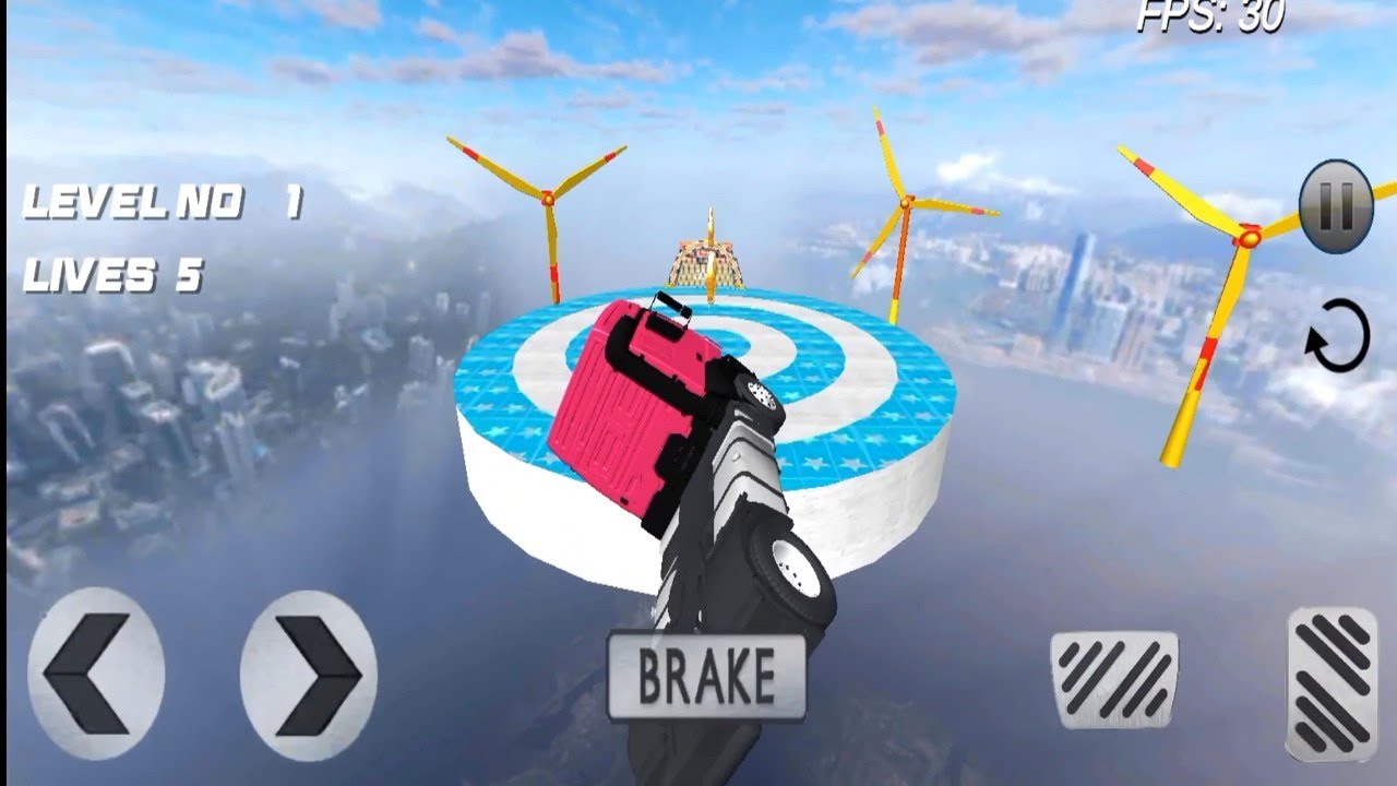 Crazy Truck Stunt Simulator: Insane Jumps & Flips!