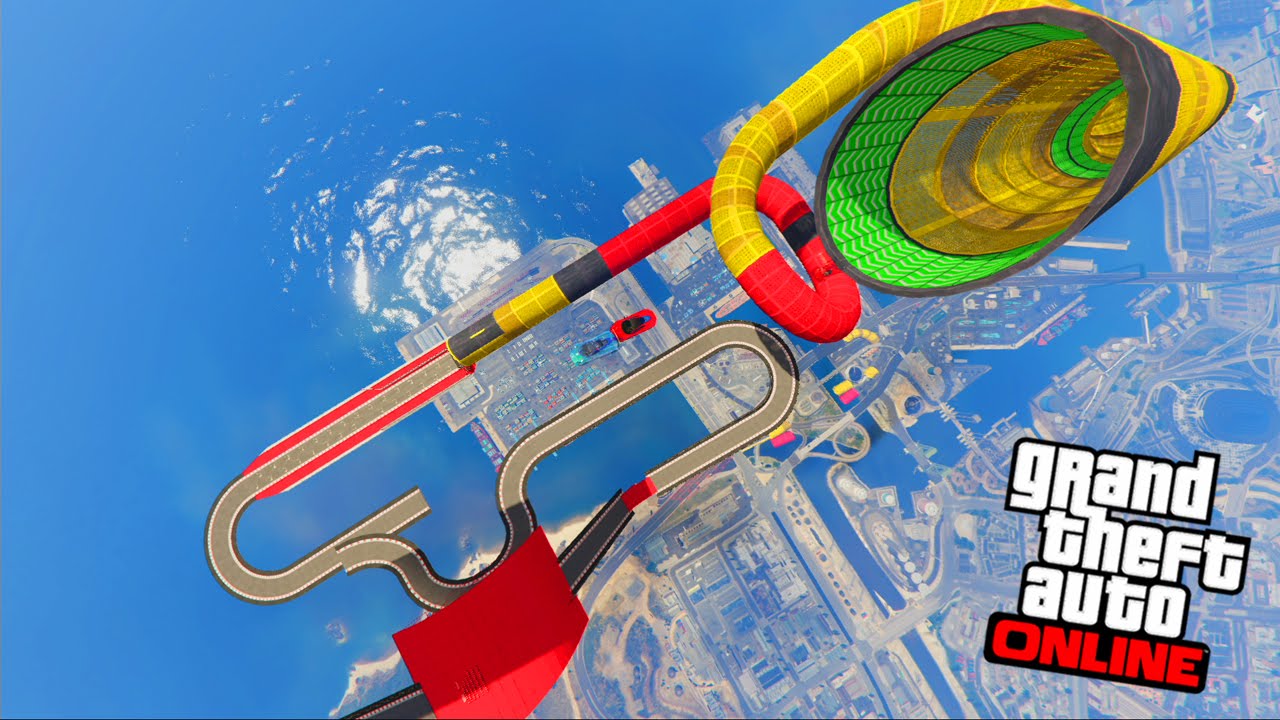GTA V - Online - CORRIDA HOTWHEELS NOS TUBOS INSANOS!