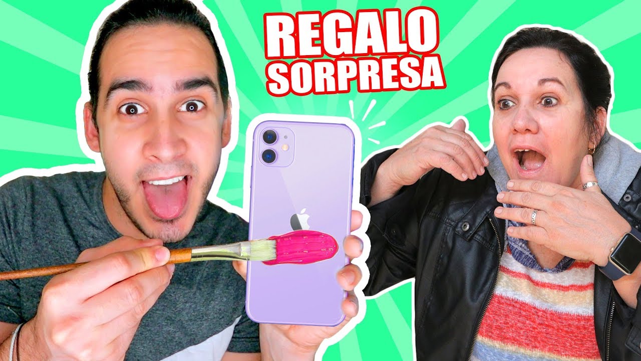 HICE UN IPHONE 11 PERSONALIZADO PARA MI MAMÁ ! Customizing IPhone11 | HaroldArtist