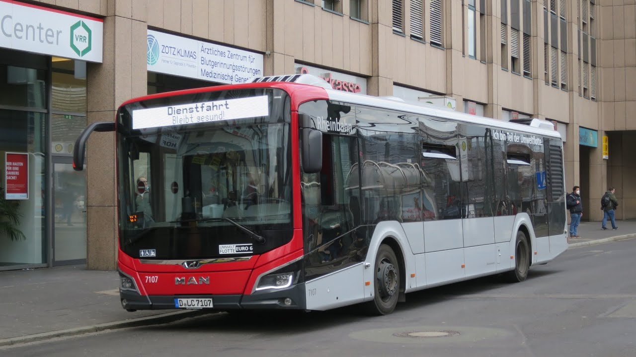 [Video] Bus MAN NL 330 Hybrid (12C) | #7107 | Rheinbahn AG Düsseldorf