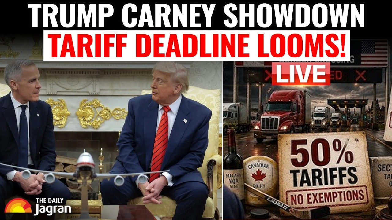 LIVE: Mark Carney To Speak With Trump Before August 19 Tariff Deadline, Trade Tension Rise
